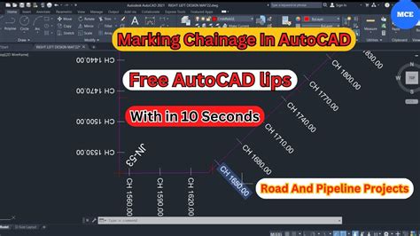 Free AutoCAD Lips For Marking Chainage In AutoCAD How To Marking