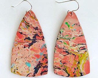 Handpainted Handmade Statement Earrings By LentilDesigns On Etsy