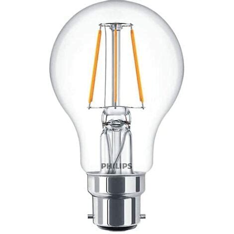 Philips Ampoule Led Standard B W White Chaud Claire Verre