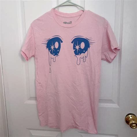 Popkiller Anime Eyes Tshirt Worn A Few Depop