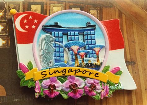 Singapore National Flower Vanda Miss Joaquim Landmarks D Resin