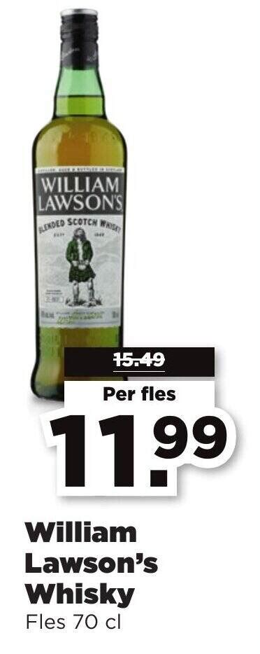 William Lawson S Whisky Fles 70 Cl Aanbieding Bij PLUS