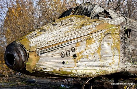 This Giant Abandoned Soviet Spaceship Made Of Wood Looks Like The