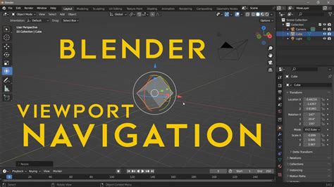 Blender Beginner Tutorial Viewport Navigation Youtube