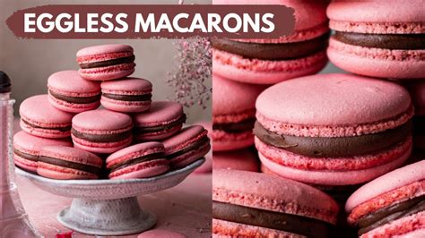 How To Make Eggless Macarons Easy Eggless Macarons Recipe No Egg