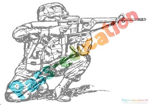 Coloriage Militaire Gratuit Imprimer Dessins D Taill S Pour Enfants