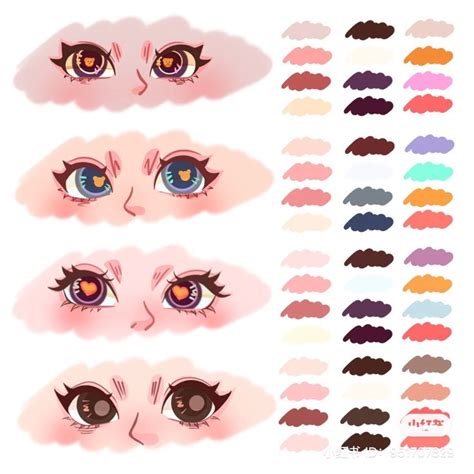 The Eyes And Eyebrows Of An Anime Character Are Drawn In Different