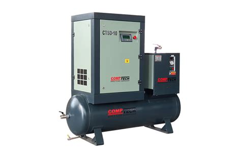 Screw Air Compressors With Permanent Magnet Motor And VFD Comptech