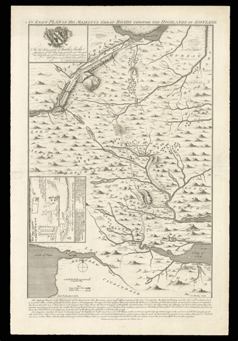 Rare broadsheet map of the southern Highlands | Crouch Rare Books