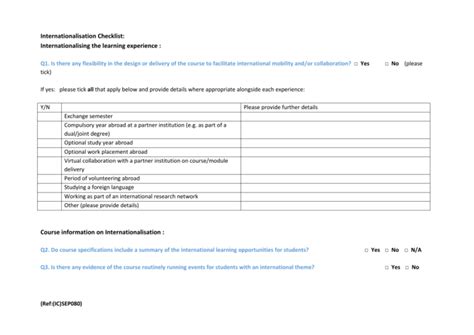 Peer Review Checklist