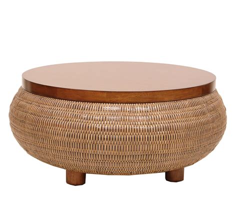 Palecek Occasional Tables 7756 13 Split Tone Woven Coffee Table Baer