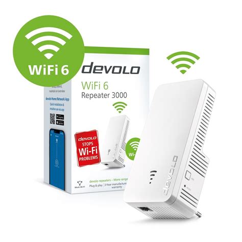 Devolo WiFi 6 Repeater 3000 Mesh WiFi Extender Dual Band 2 4 5GHz