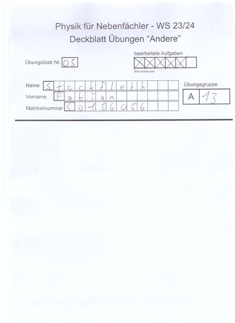 Jpg2pdf ws 2023 Physik für Biologen Studocu