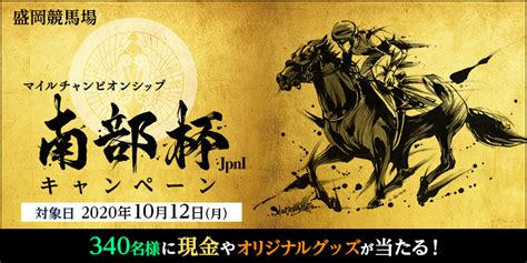 【岩手競馬】マイルチャンピオンシップ南部杯（jpni）キャンペーン｜オッズパーク