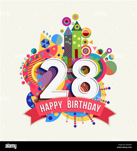 28th Birthday Images Greetings Cards For Age 28 Years Images And