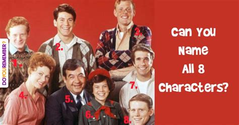 Can You Name All 8 Happy Days Characters? | DoYouRemember?