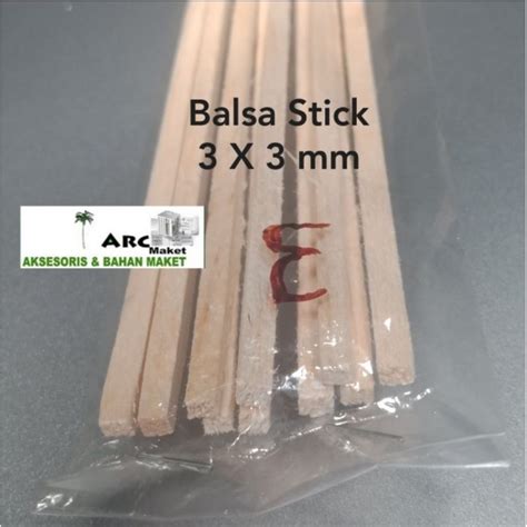 Jual Kayu Balsa Stick Mm Mm Mm Mm Mm Mm Mm Dan