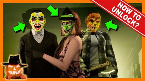 How To Unlock The 3 New Halloween Masks For Gta 5 Online Halloween