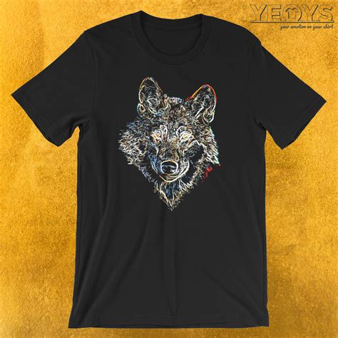 Colorful Wolf T-Shirt | yeoys.com