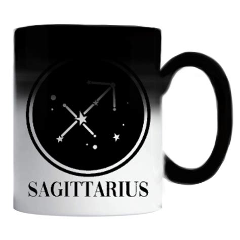 Cana Magica Termosensibila Personalizata Cu Mesaj Sagittarius Ml