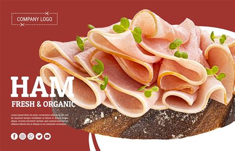 Un Cartel Para Un Sándwich De Delicatessen Con La Palabra Orgánico En