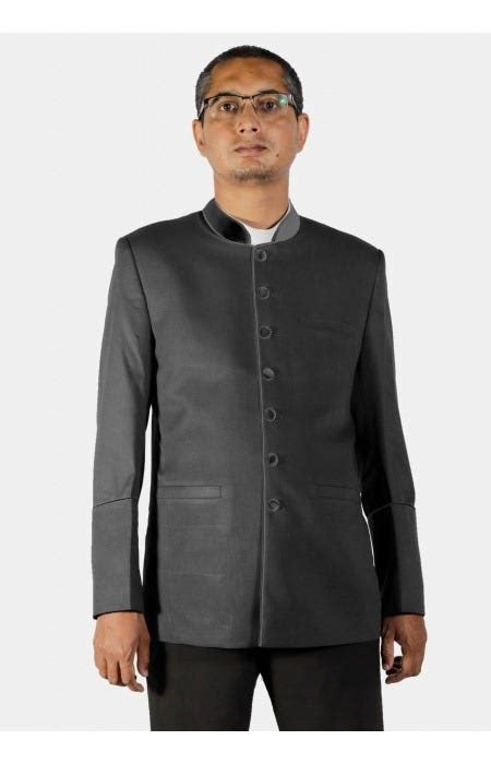 Clergy Suit Jacket Sophisticated Attire For Clerical Professionals