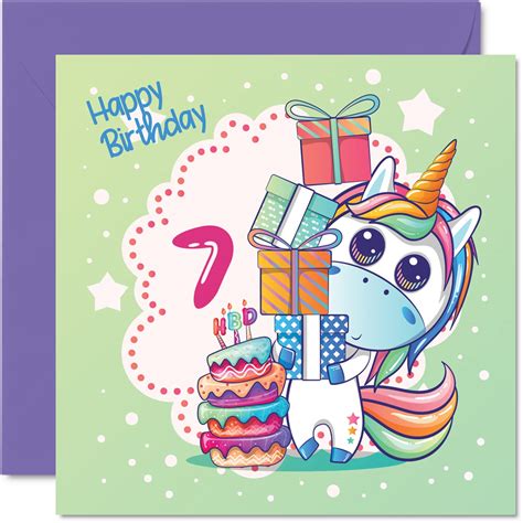 Happy 7th Birthday Cards Printable