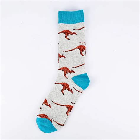 Long Men’s Socks with Animal Print