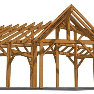 X Timber Frame Gazebo Plan Timber Frame Cabin Plans Timber Frame