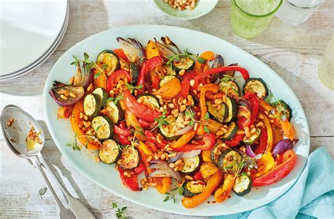 Roasted Courgette And Pepper