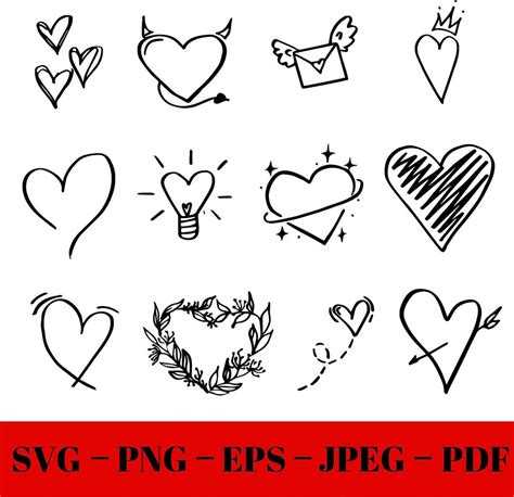 Hearts Svg Bundle Hearts Graphic Bundle Love Svg Valentine Svg