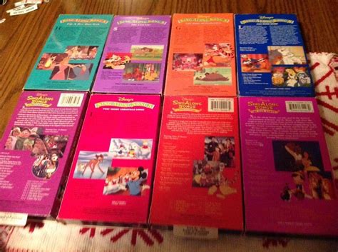 Disney Sing Along Songs 11 Vhs Tapes 2bonus Complete Set 1904807417