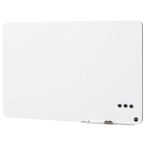 NAGA magnetisk whiteboard u ramme m startsæt 57x87cm hvid Daarbak