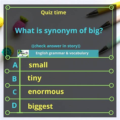 English Grammar Vocabulary On Instagram Previous Quiz Answer