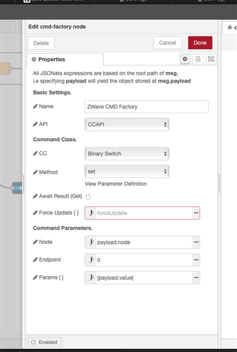 Basic Question About Variables Zwave Js Node Red Contrib Zwave Js