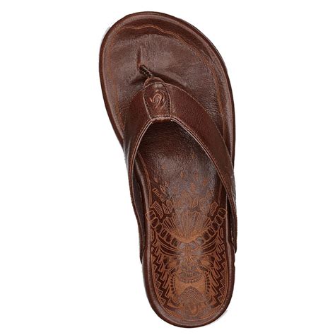 Olukai Men's Kulia Sandals - Dark Wood | bootbay