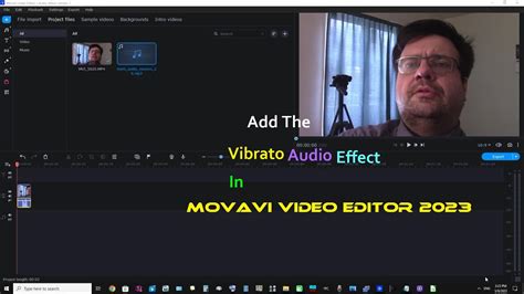 Add The Vibrato Audio Effect In Movavi Video Editor Youtube