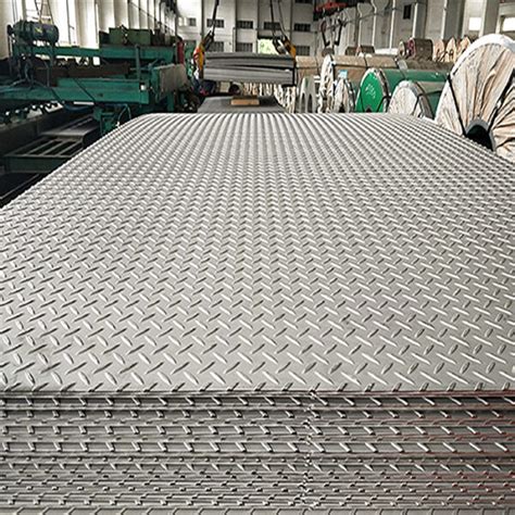 304 Stainless Steel Checkered Plate Shandong Jiugang Tisco Steel Co