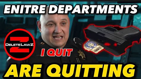 Entire Police Departments All Over This Country Are Quitting And