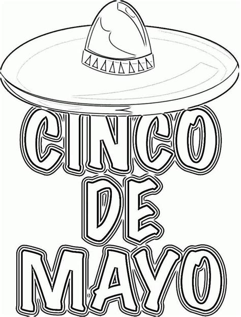 Cinco De Mayo Coloring Sheets