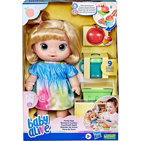 Baby Alive Promoção - Baby Alive Boneca Loira Hora Do Suco Hasbro em Promoção na Americanas