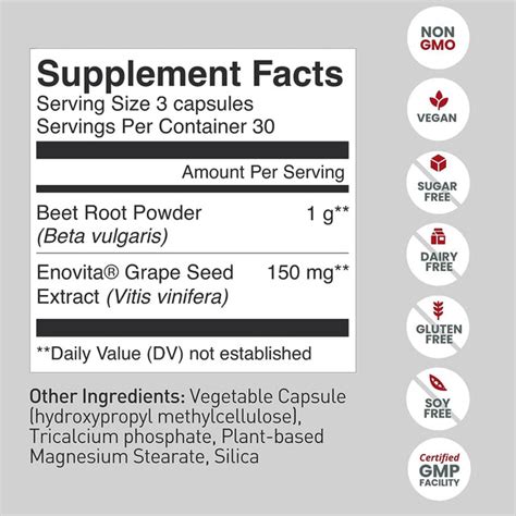 SuperBeets 1000 mg 90 Capsules (HumanN) | Discount Nutrition Store