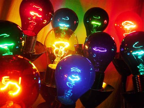 Light Bulbs A19 Colored Party Light Bulbs - Etsy