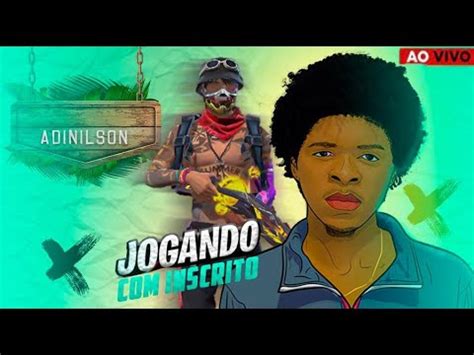 FREE FIRE AO VIVO JOGANDO INSCRITOS X TREINO 4X4 INFLUENCER