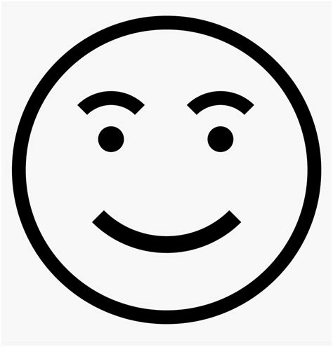 Smiley Face Black And White Clipart 1 Of - Clipart Happy Face Black And White, HD Png Download ...