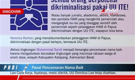 Ketahui Rahasia Pasal Pencemaran Nama Baik Yang Wajib Kamu Tahu