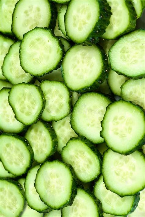 Cucumber Texture Macro Cucumber Textured Background Stock Photo