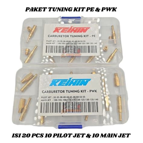 Package Of Pilot Jet Main Jet 20pcs Pwk Pe Pwl Pwm Pj Sudco 10 Mainjet 10 Pilot Jet Package