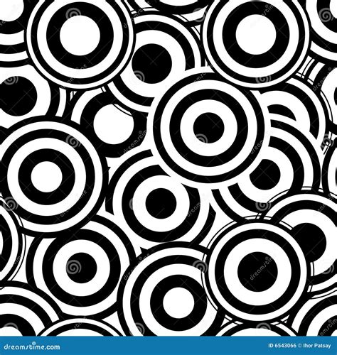 Seamless Circle And Stripe Pattern Vector Illustration | CartoonDealer ...