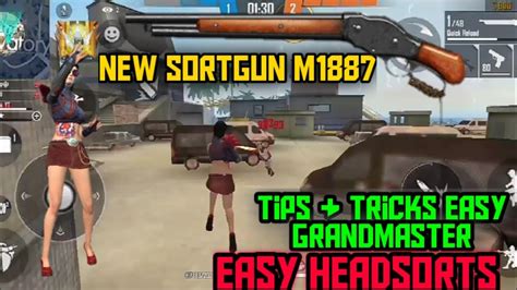 New Sortgun M1887 tips & tricks || Most OP Sortgun in freefire history - YouTube